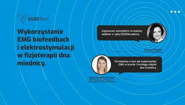 [WEBINAR] Wykorzystanie biofeedbacku EMG w elektrostymulacji w fizjoterapii dna miednicy